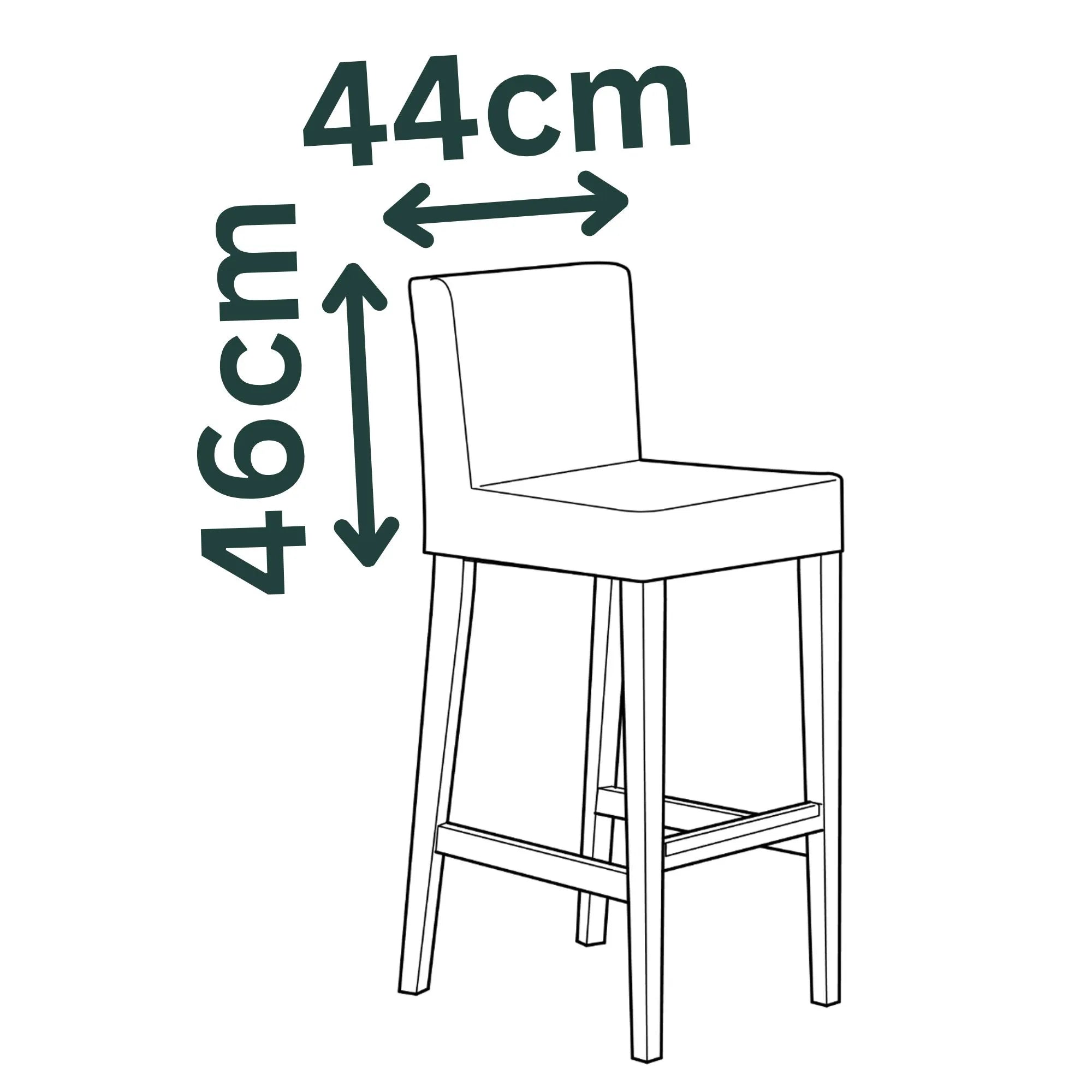 HENRIKSDAL IKEA Bar Stool Cover - Larger Size Model